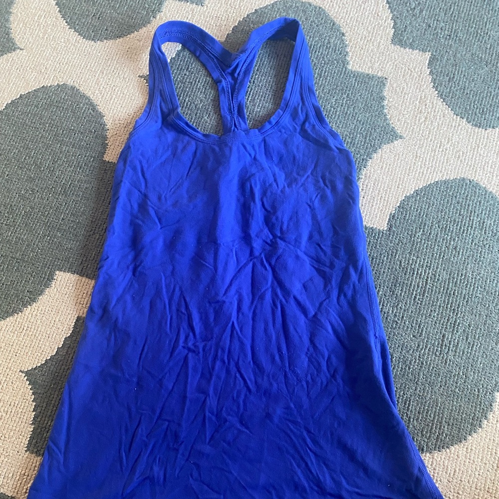 Blue Lululemon Tank Top
